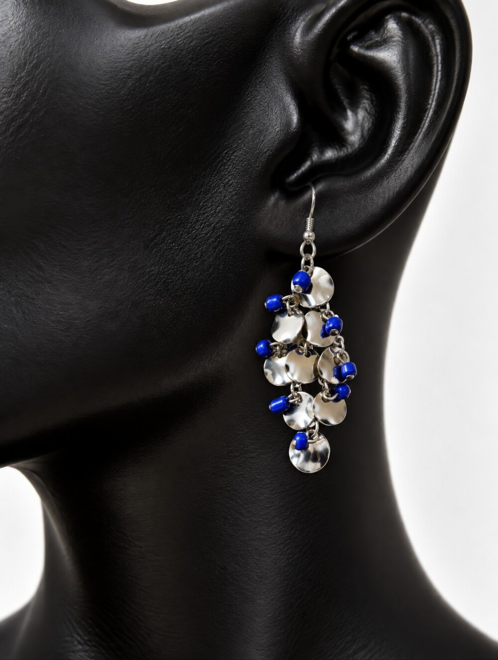 blue chandelier earrings Dangle Drop Fashion Jewelry